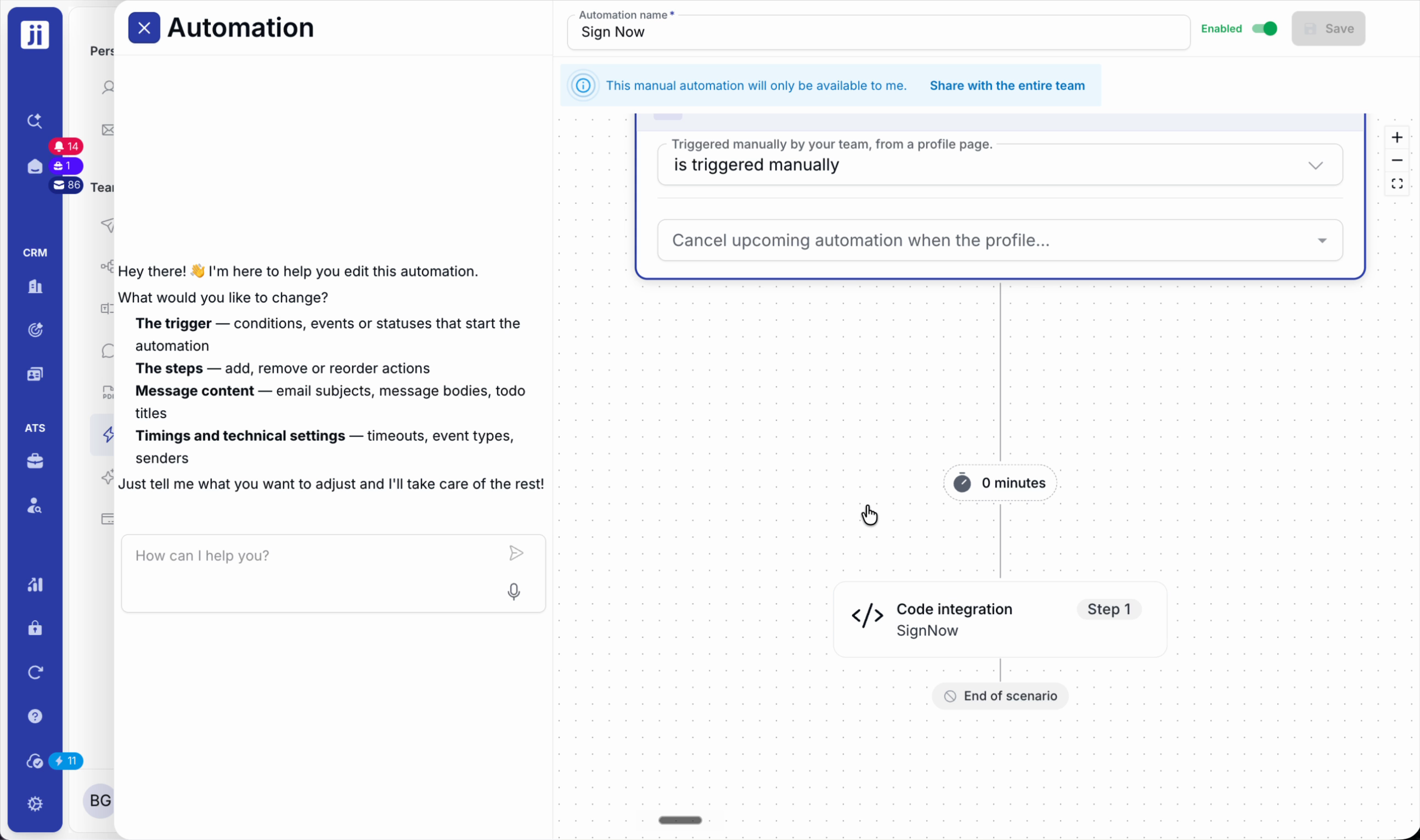 API key configuration