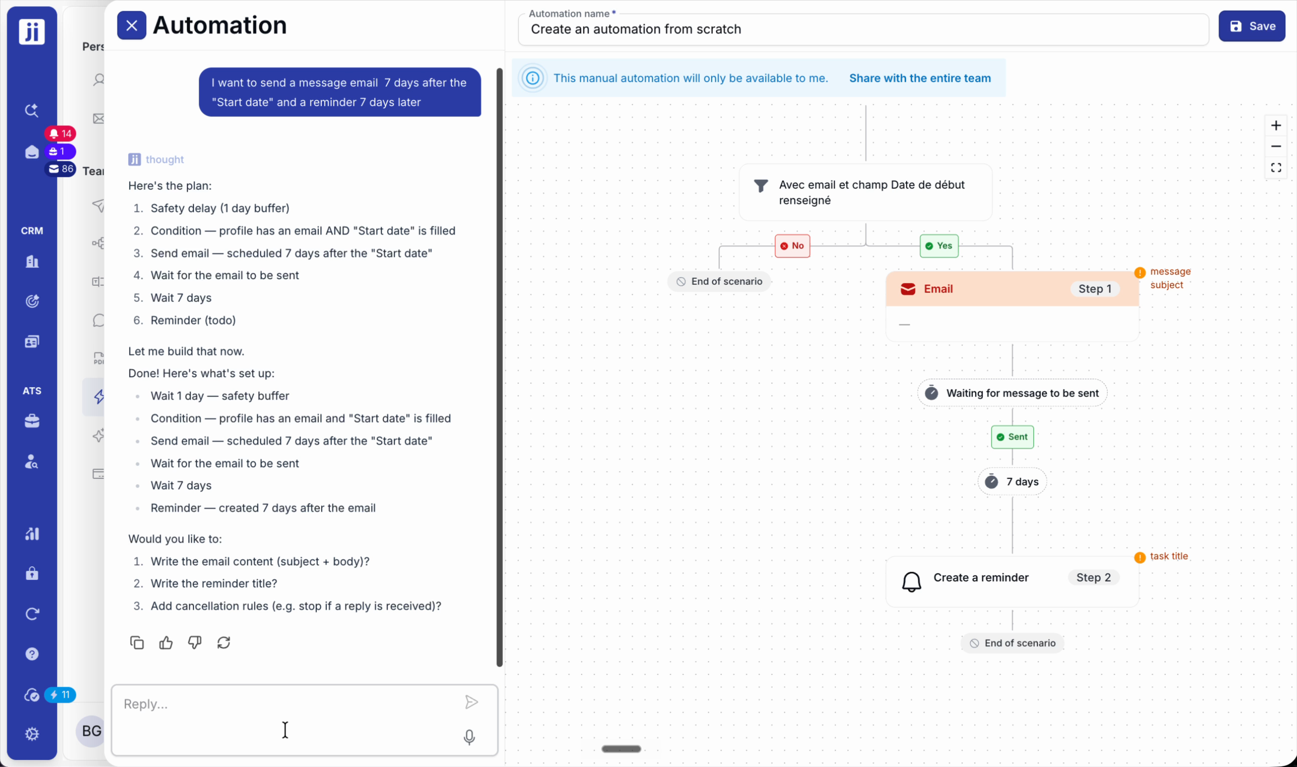 Webhook settings
