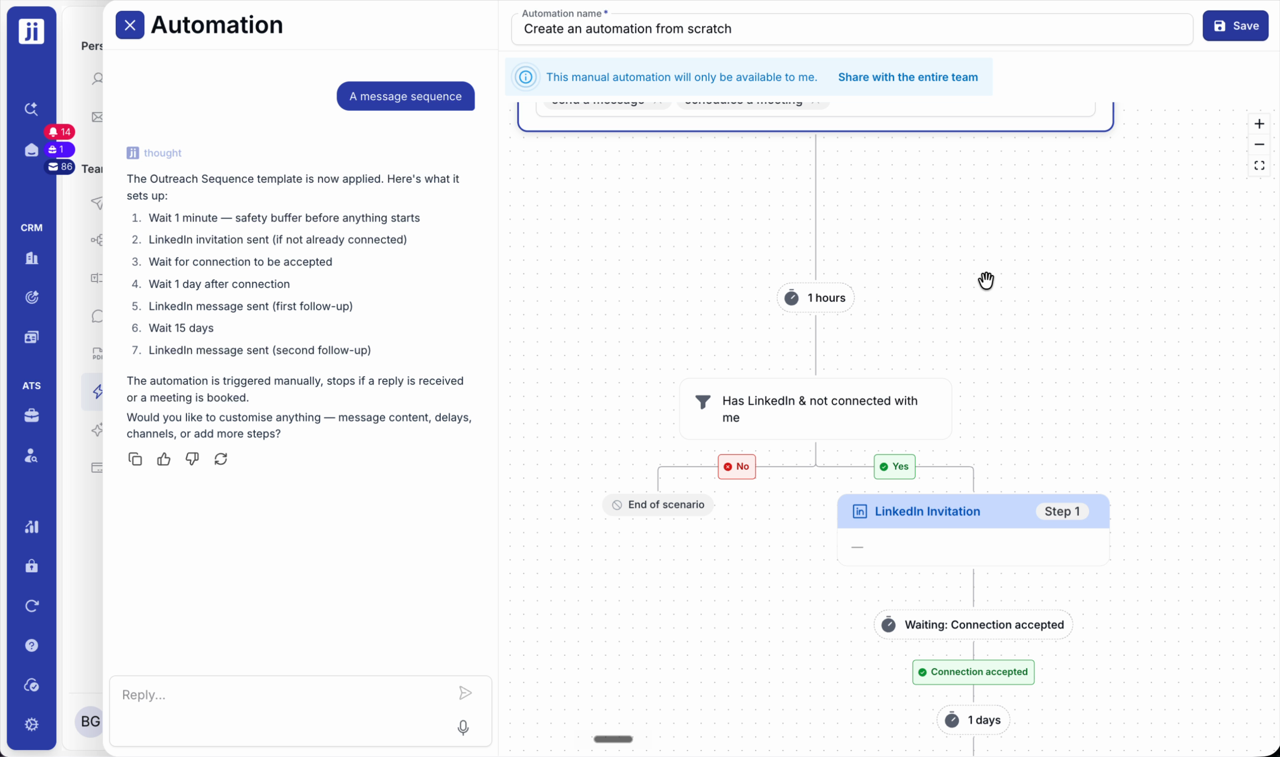 Configuring conditions