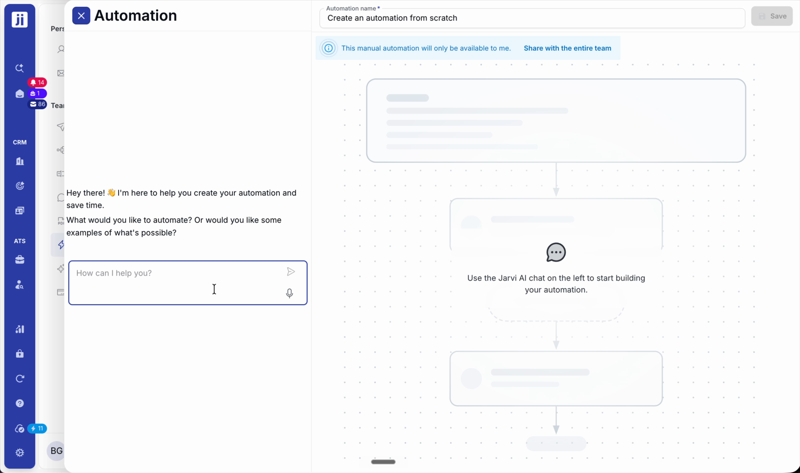 Interaction-based trigger