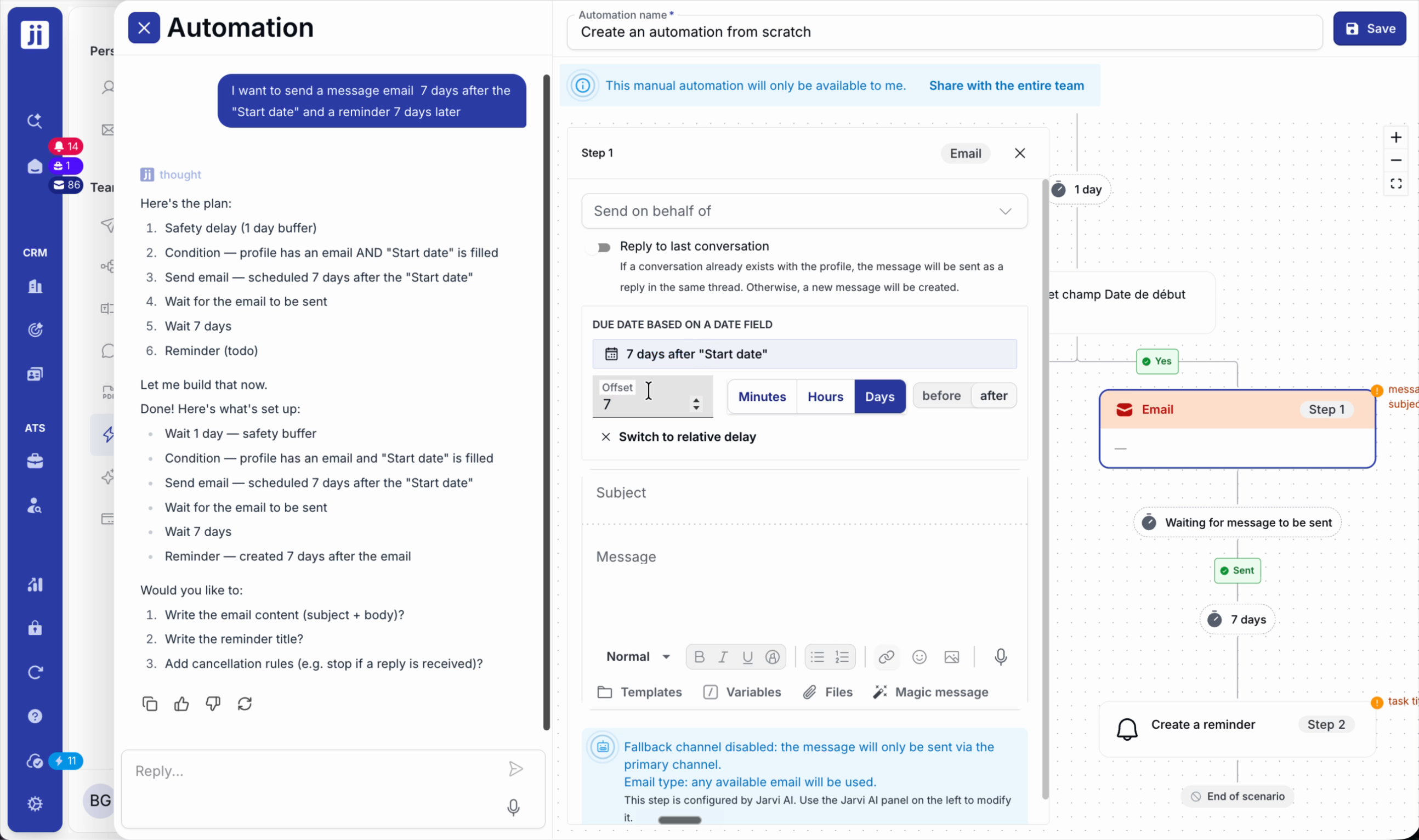 Date-based automation overview